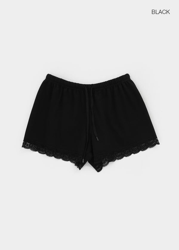 Collab Lace Elastic Shorts