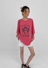Rect Printed Loose-fit Short-sleeve Tee