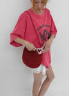 Rect Printed Loose-fit Short-sleeve Tee