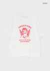Rect Printed Loose-fit Short-sleeve Tee