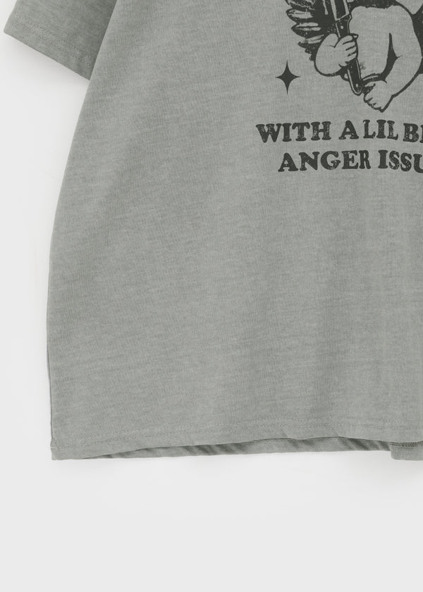 Rect Printed Loose-fit Short-sleeve Tee