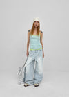 Warpin Wide Denim Pants