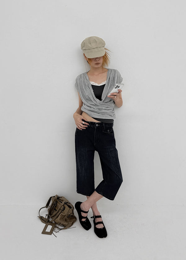 Tumking Capri Denim Pants