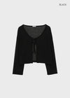 Rivets Knit Linen Cardigan
