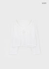 Rivets Knit Linen Cardigan