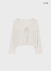 Rivets Knit Linen Cardigan