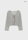 Rivets Knit Linen Cardigan