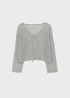 Rivets Knit Linen Cardigan