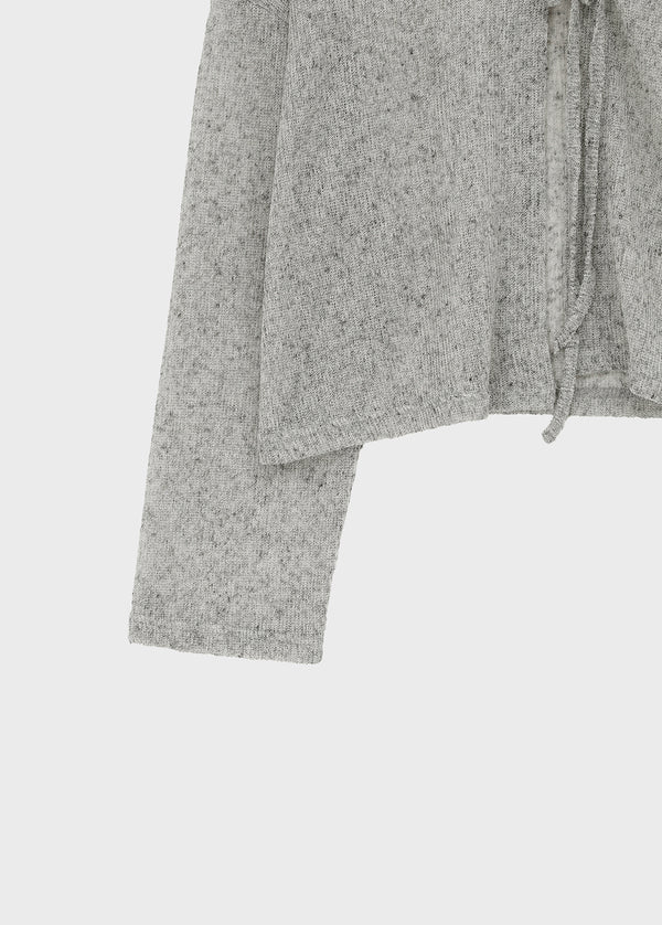 Rivets Knit Linen Cardigan