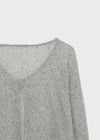 Rivets Knit Linen Cardigan
