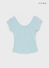 Jay's Summer Deep U-Neck Short Sleeve Tee