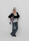 Torsion Bar V-neck Sleeveless (Built-in Cup)