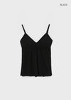 Torsion Bar V-neck Sleeveless (Built-in Cup)