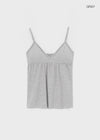 Torsion Bar V-neck Sleeveless (Built-in Cup)