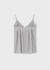 Torsion Bar V-neck Sleeveless (Built-in Cup)