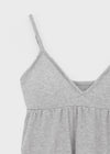 Torsion Bar V-neck Sleeveless (Built-in Cup)