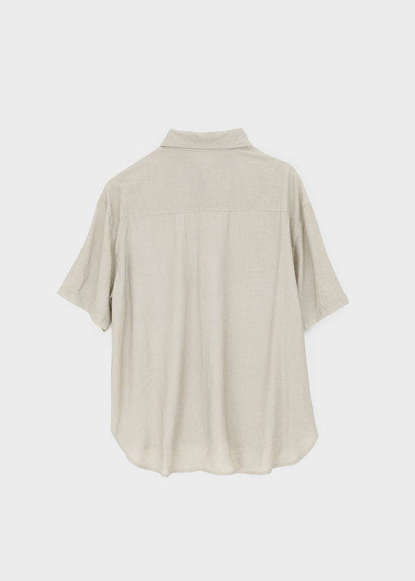 Optical Summer Roll-up Short Sleeve Shirt