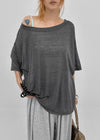 Chaser See-through Off-Shoulder Short-Sleeve Tee