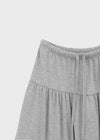 Vapor tiered midi skirt