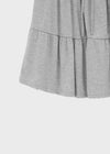 Vapor tiered midi skirt