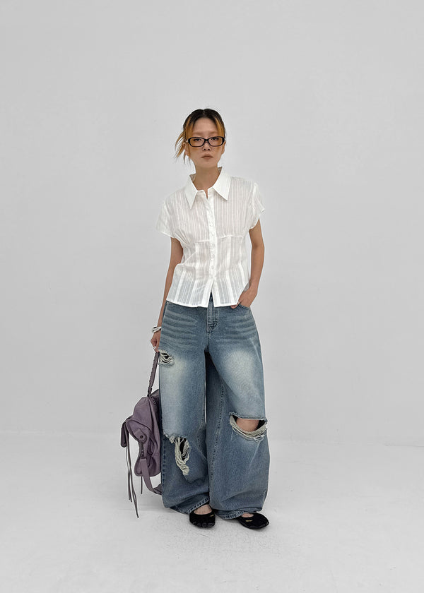Voltage Summer Blouse Shirt