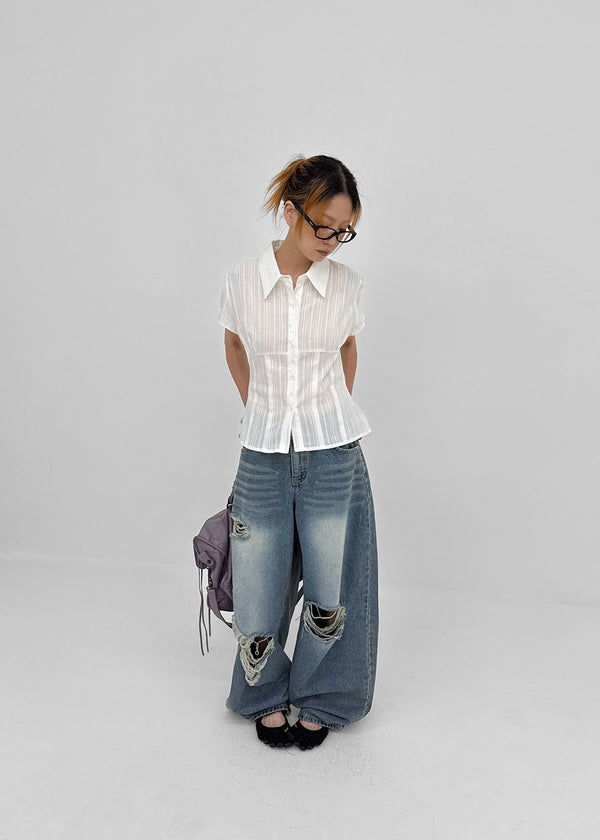 Voltage Summer Blouse Shirt