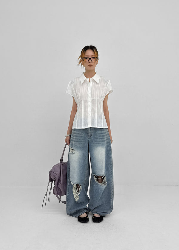 Voltage Summer Blouse Shirt