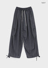 (UNISEX) Ducl Stripe Balloon Elastic Waist Pants