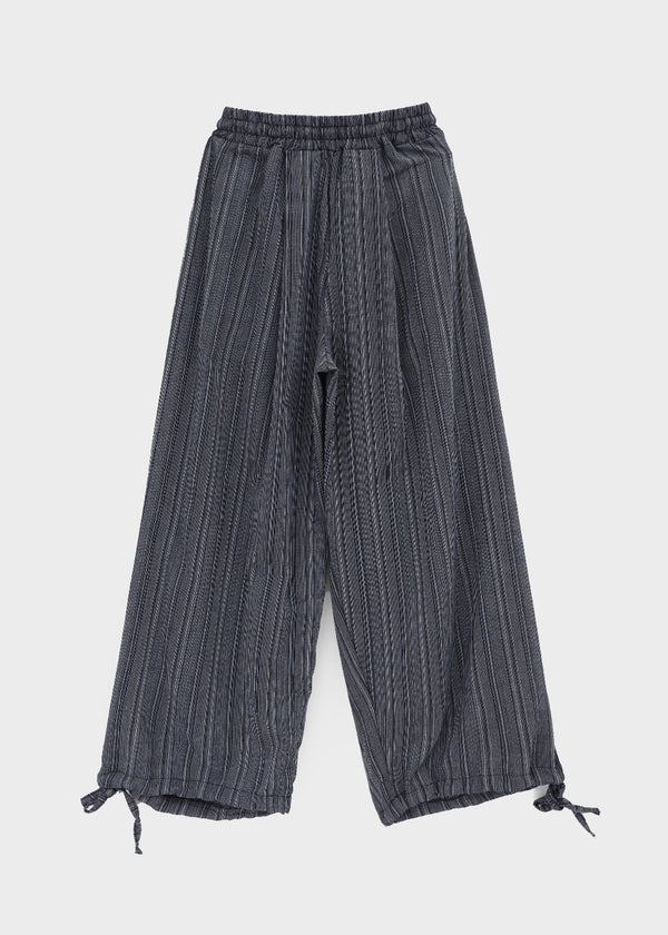 (UNISEX) Ducl Stripe Balloon Elastic Waist Pants