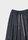 (UNISEX) Ducl Stripe Balloon Elastic Waist Pants