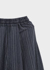 (UNISEX) Ducl Stripe Balloon Elastic Waist Pants