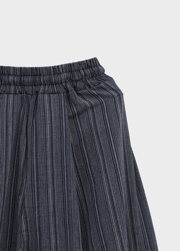 (UNISEX) Ducl Stripe Balloon Elastic Waist Pants