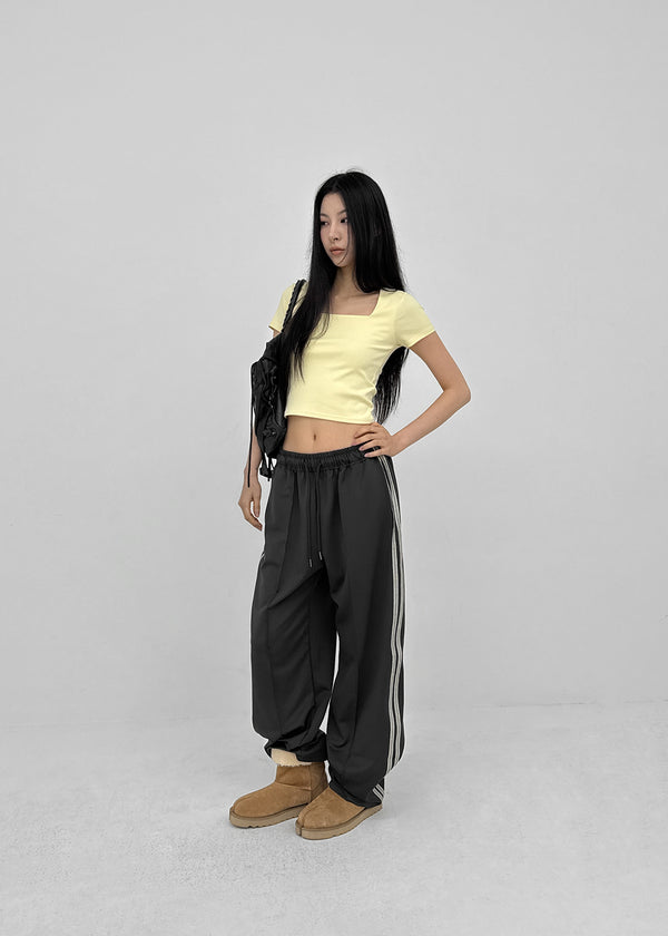 (UNISEX) Wacom Track Banding Pants