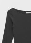 Wikiver Boat Neck Tencel 3/4 Bootie