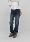 Wippole Low-waisted Straight Denim Pants