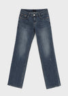 Wippole Low-waisted Straight Denim Pants