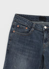Wippole Low-waisted Straight Denim Pants