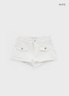 Tuvia Low-Waist Pocket Shorts