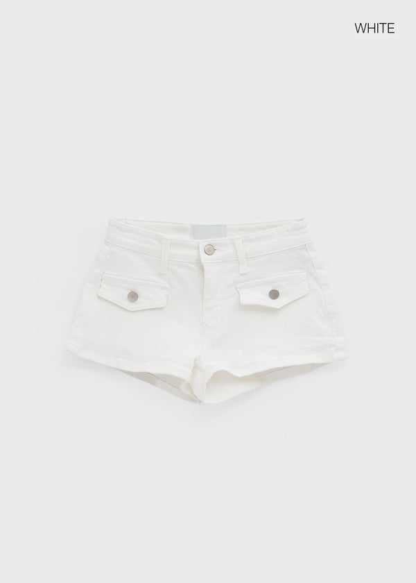 Tuvia Low-Waist Pocket Shorts