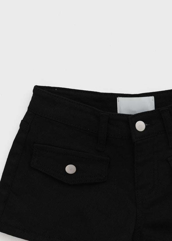 Tuvia Low-Waist Pocket Shorts
