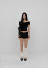 Tuvia Low-Waist Pocket Shorts