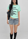Celtyin Lettering Short Sleeve T-shirt