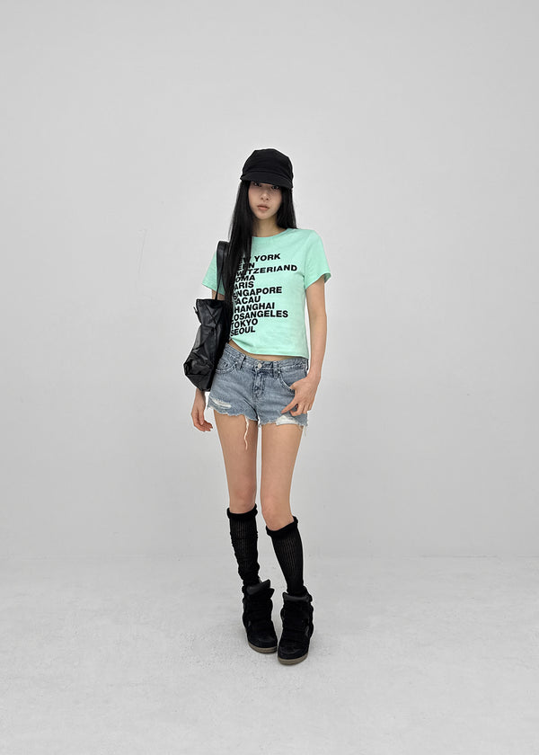 Celtyin Lettering Short Sleeve T-shirt