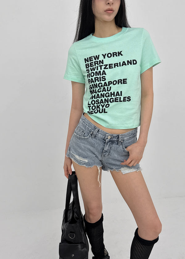 Celtyin Lettering Short Sleeve T-shirt