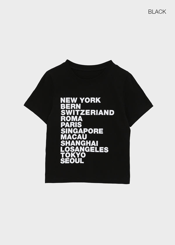 Celtyin Lettering Short Sleeve T-shirt