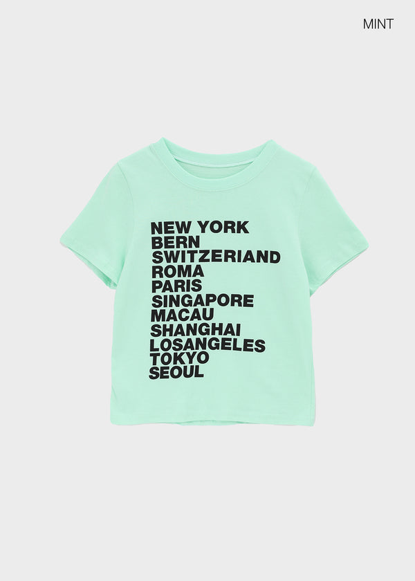 Celtyin Lettering Short Sleeve T-shirt