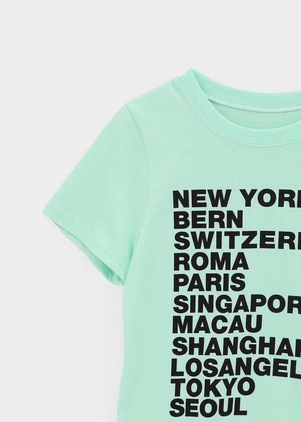 Celtyin Lettering Short Sleeve T-shirt
