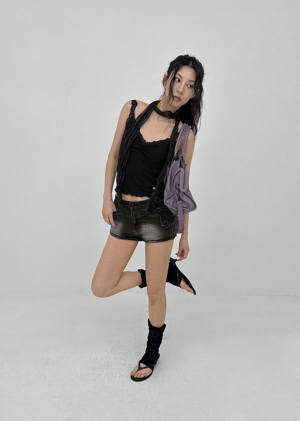 Tutom Punching Lace Sleeveless