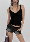 Tutom Punching Lace Sleeveless