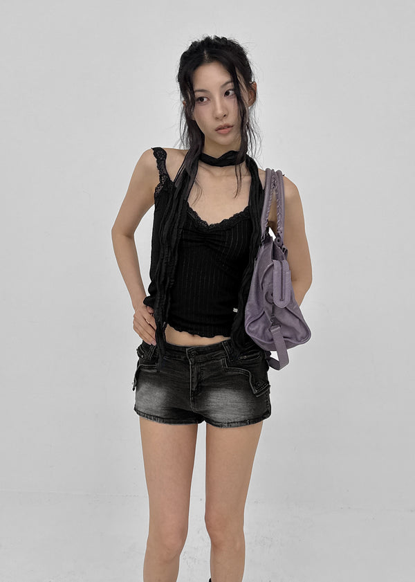 Tutom Punching Lace Sleeveless